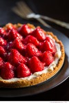 Summer Strawberry Almond Tart - Big Sky Little Kitchen