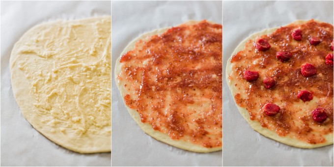 Raspberry Almond Star Bread - Big Sky Little Kitchen - Photos by Kristine Paulsen Photography