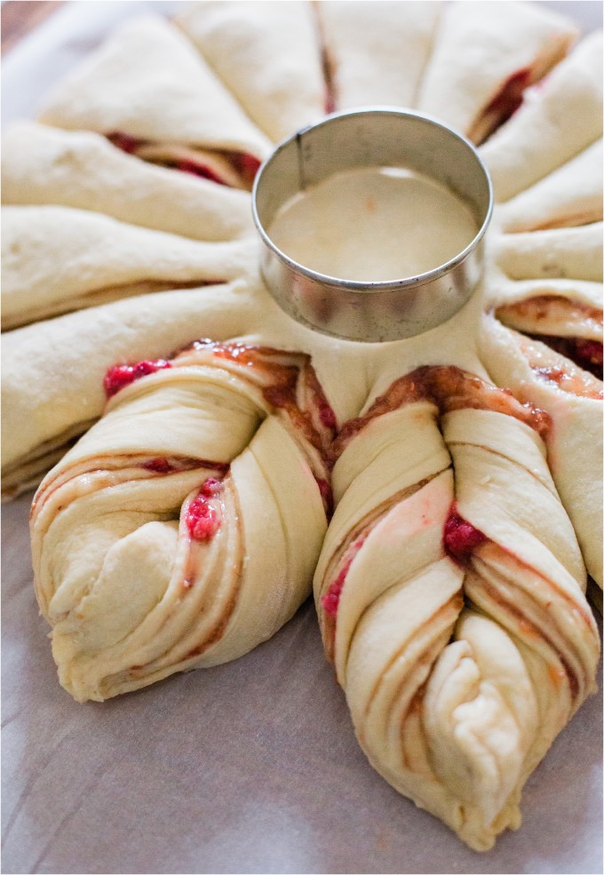 Raspberry Almond Star Bread - Big Sky Little Kitchen - Photos by Kristine Paulsen Photography