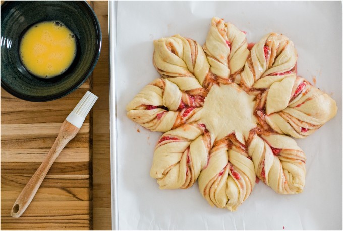 Raspberry Almond Star Bread - Big Sky Little Kitchen - Photos by Kristine Paulsen Photography