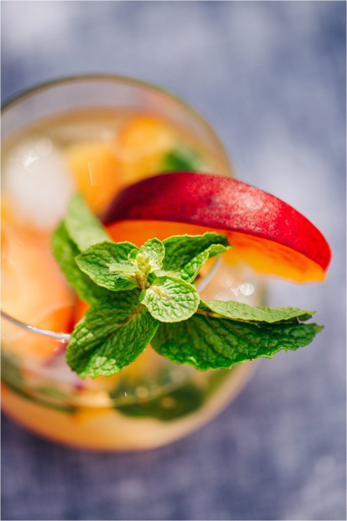 Pineapple-Peach Mojito Mocktails - Photos by Kristine Paulsen Photography for Big Sky Little Kitchen