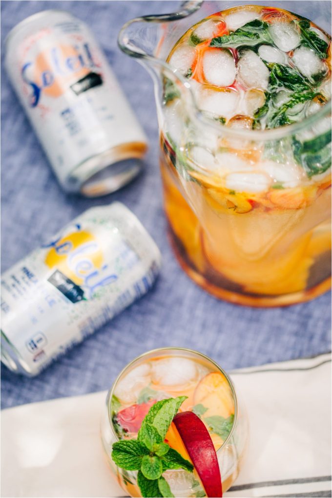 Pineapple-Peach Mojito Mocktails - Photos by Kristine Paulsen Photography for Big Sky Little Kitchen