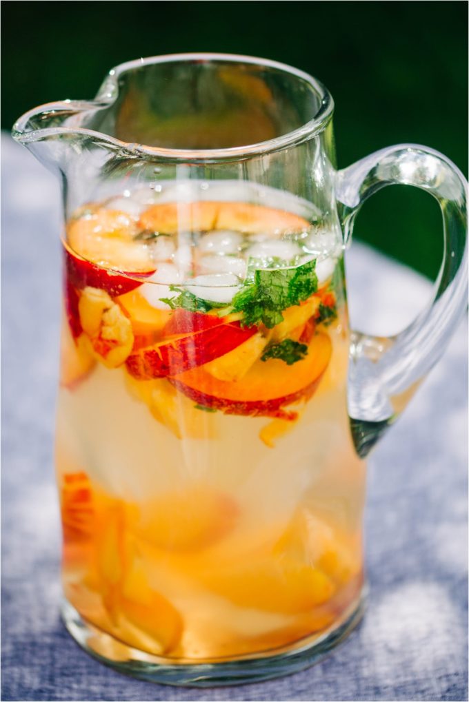 Pineapple-Peach Mojito Mocktails - Photos by Kristine Paulsen Photography for Big Sky Little Kitchen