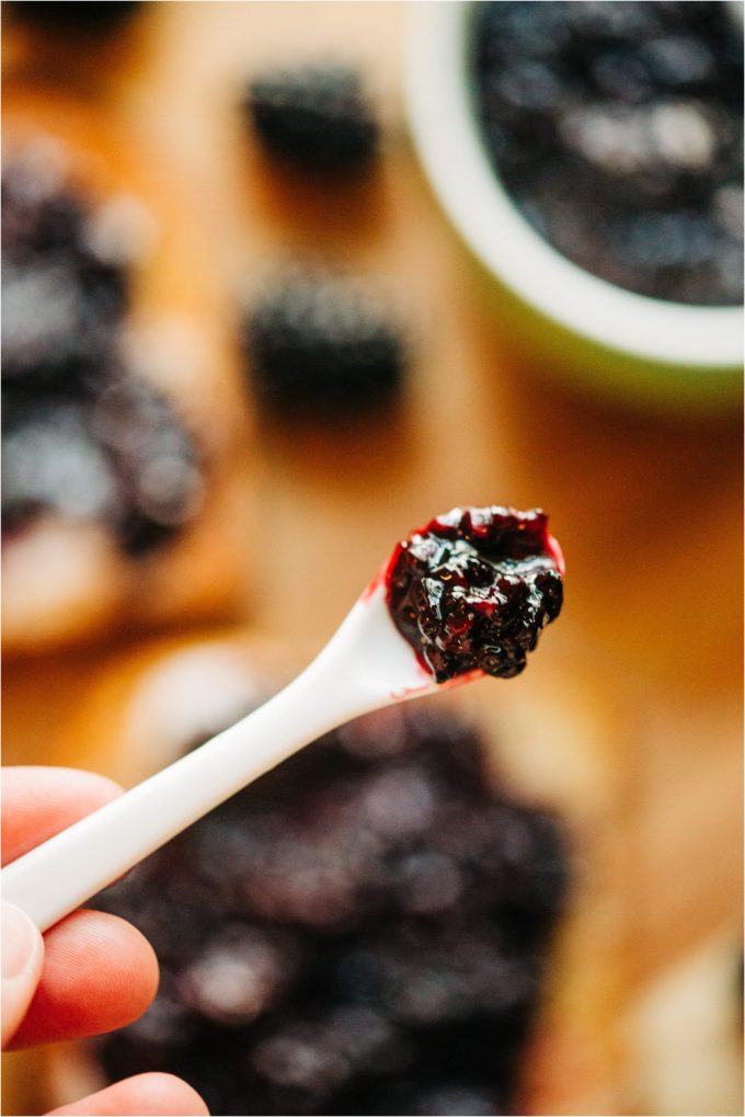 Healthy Blackberry Jam - Images by Kristine Paulsen Photography for Big Sky Little Kitchen