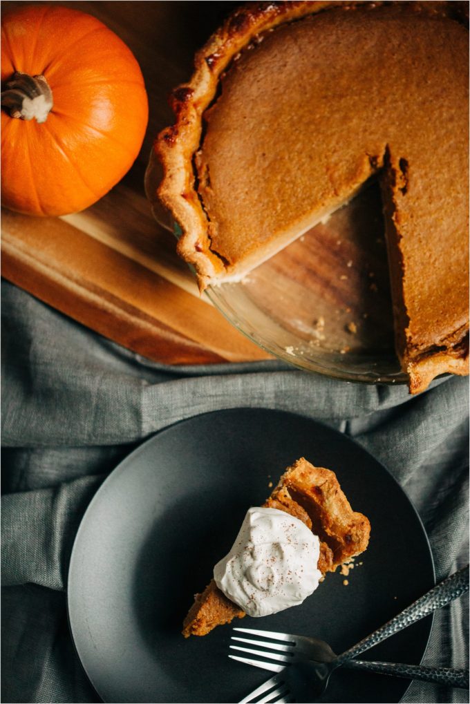 Pumpkin Pie from Scratch - Images by Kristine Paulsen Photography for Big Sky Little Kitchen