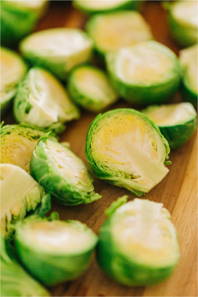 Browned Brussels Sprouts with Lemon - Images by Kristine Paulsen Photography for Big Sky Little Kitchen