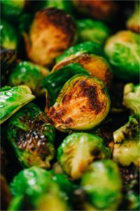 Browned Brussels Sprouts with Lemon - Images by Kristine Paulsen Photography for Big Sky Little Kitchen