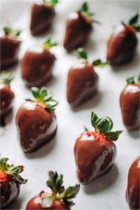 Chocolate Covered Strawberries - Images by Kristine Paulsen Photography for Big Sky Little Kitchen