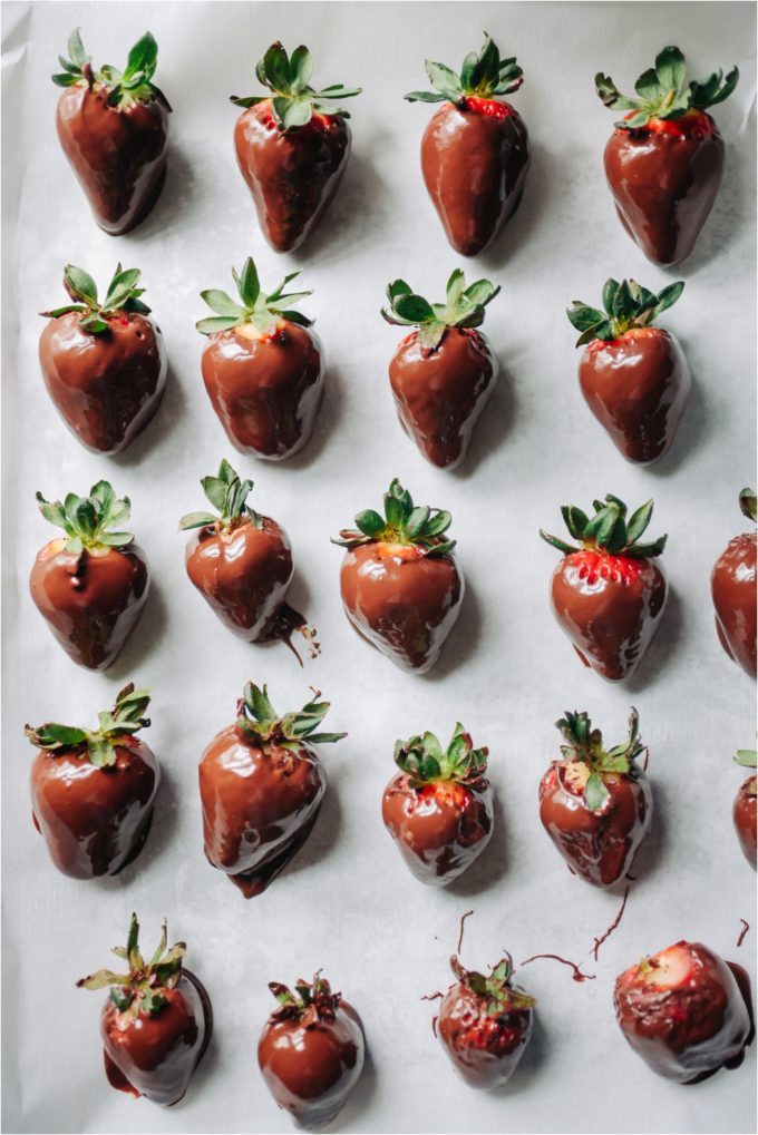 Chocolate Covered Strawberries - Images by Kristine Paulsen Photography for Big Sky Little Kitchen