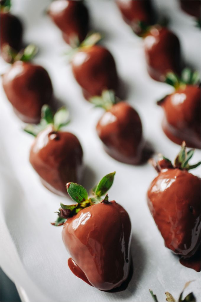 Chocolate Covered Strawberries - Images by Kristine Paulsen Photography for Big Sky Little Kitchen