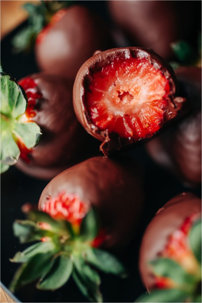 Chocolate Covered Strawberries - Images by Kristine Paulsen Photography for Big Sky Little Kitchen